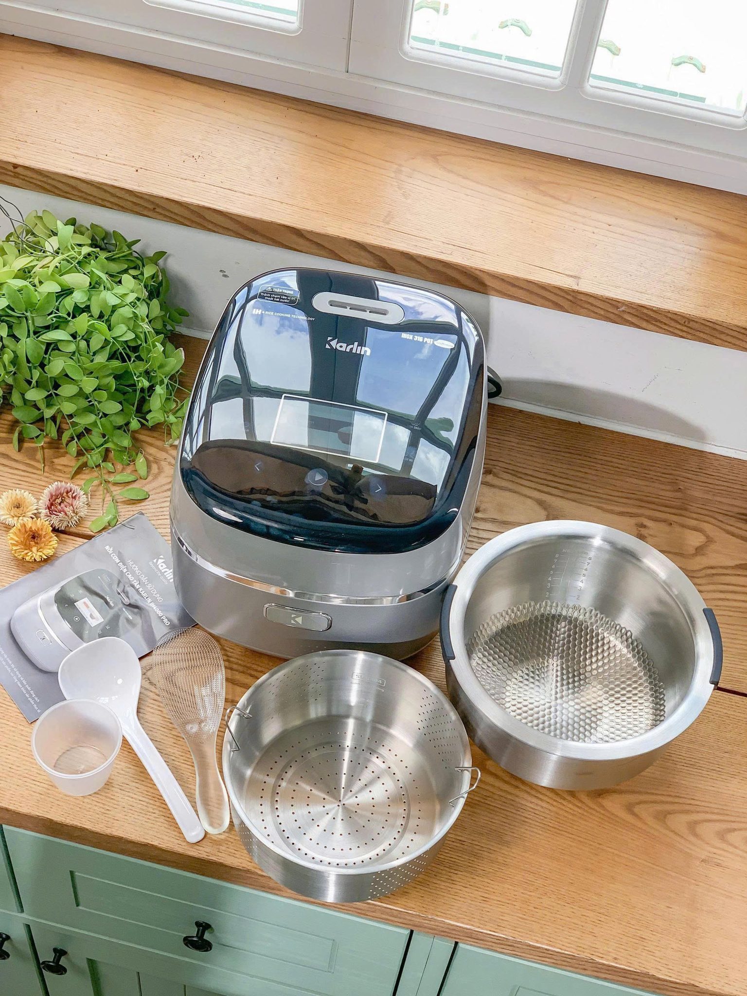 nồi cơm điện cao tần lòng inox