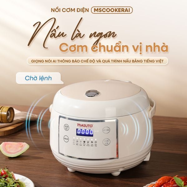 nồi cơm điện masuto mscookerai